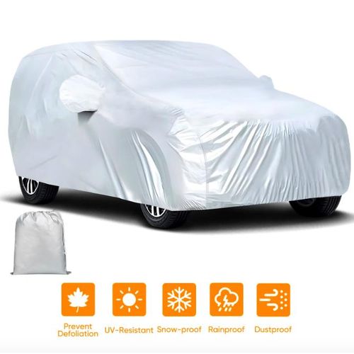 غطاء سيارة رياضية متعددة الاستخدامات (SUV) كامل الحجم XXL مقاوم للماء 225*77*47