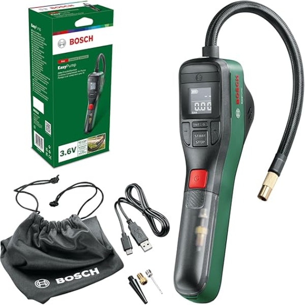 Bosch Easy Pump 0603947000 Compressed Air Pump Tire Inflator USB Charge
