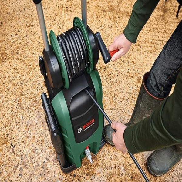 Bosch 06008A7D00 Advanced Aquatak 140 High Pressure Washer Machine with Accessories - 2100 w