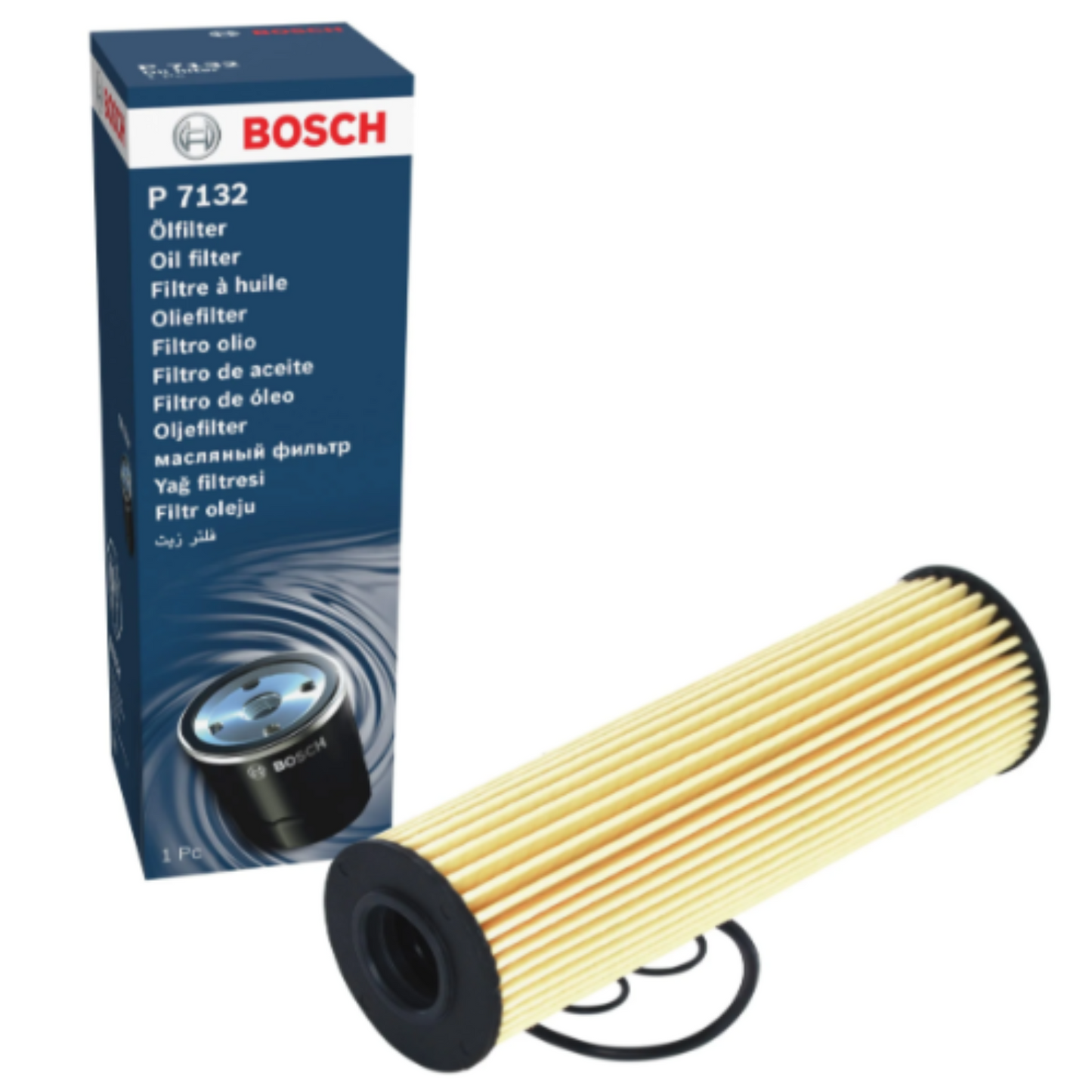 Bosch Oil Filter F026407132 - Mercedes  C-Class W204 - E-Class W212 (M 271)