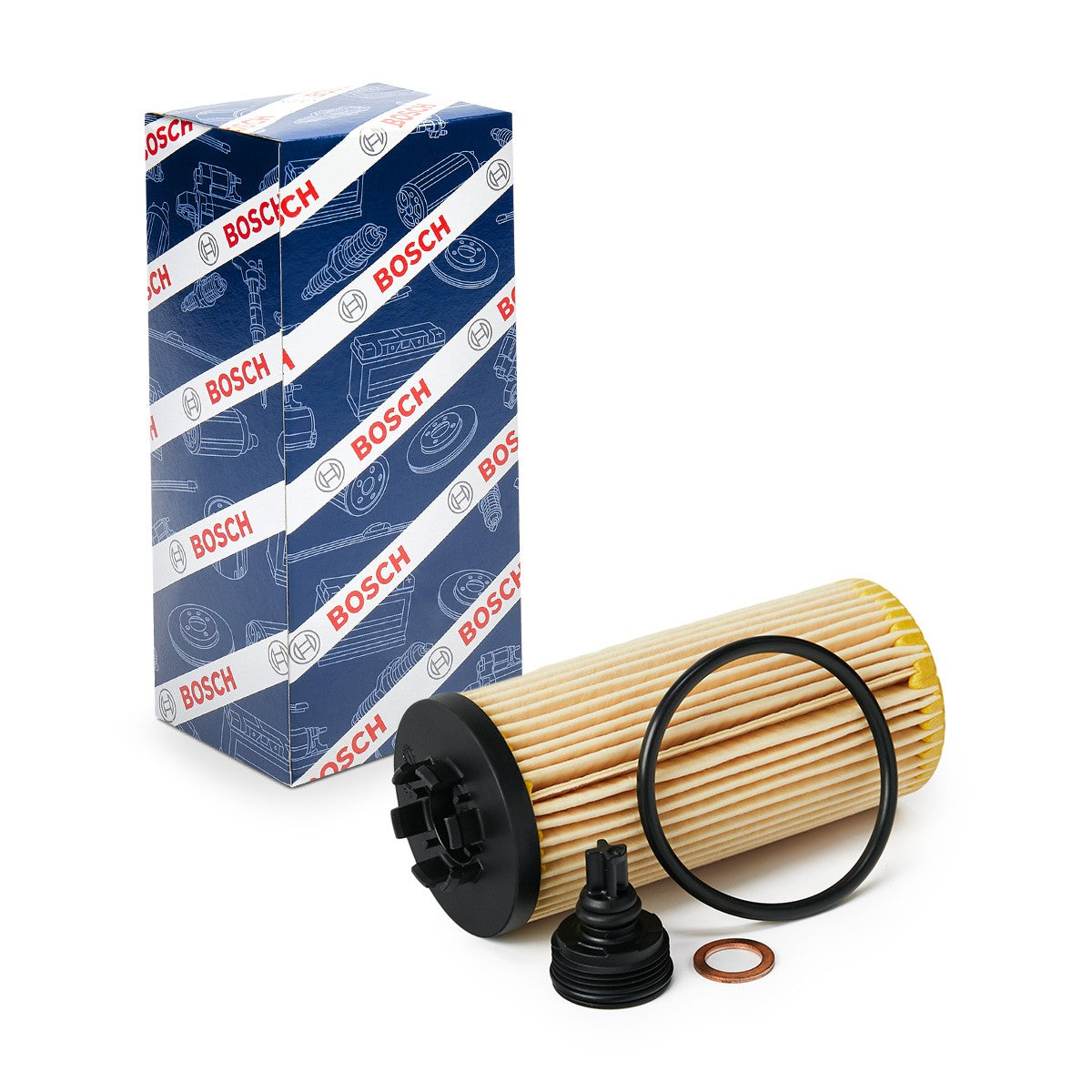 Bosch Oil Filter Element F026407277 - BMW - Mini F55-F56