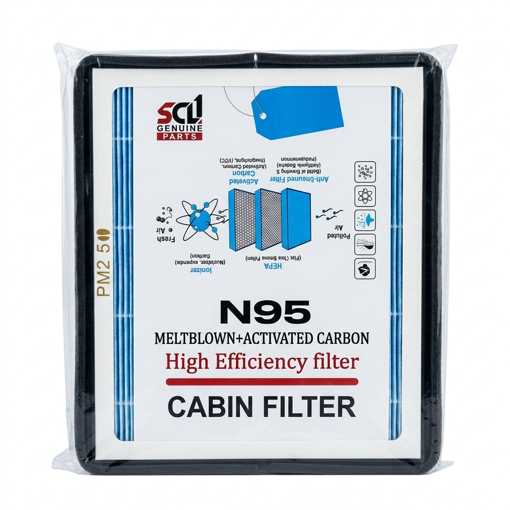 SCL Cabin Filter Automotive Activated Carbon Fragrance Cabin Filter 5Q0819653 Car Air Condition Freshener Custom Filter with Perfume Skoda Kodiak