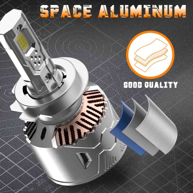 لمبة ليد AKE 65W 6500LM YZ07 Series 12v H4
